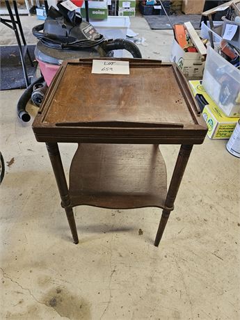 Vintage Wood Side Table