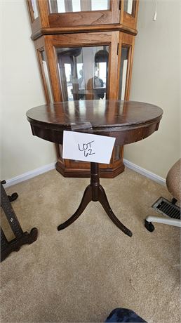 Wood Drum Table