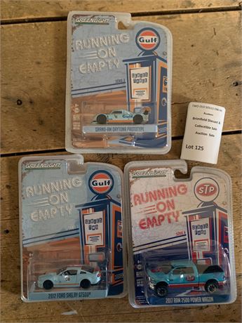 Greenlight Running on Empty Series Cars Gulf Oil Grand-Am Daytona Prototype