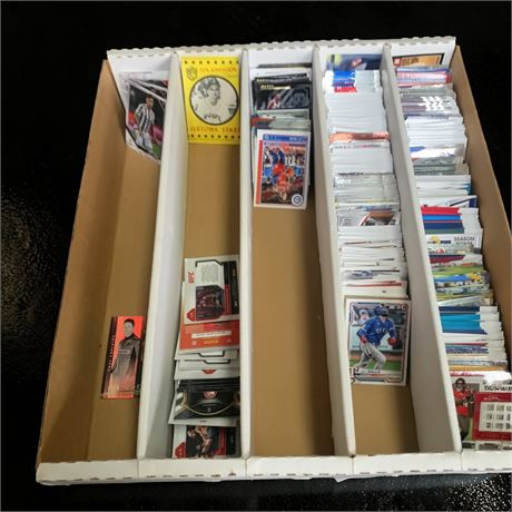 Multi-Row Box Of MLB, UFC, NBA, Trading Card Lot