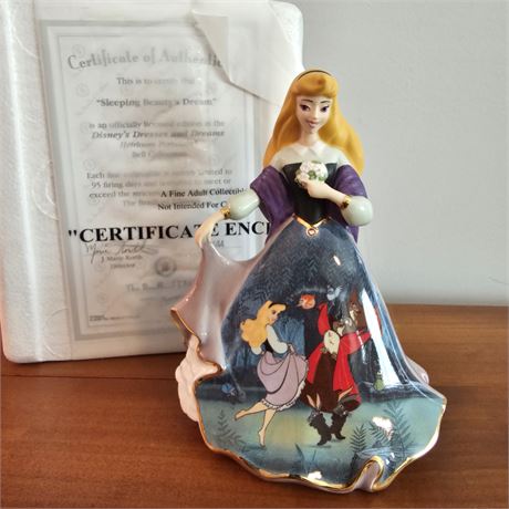 "Sleeping Beauty's Dream"~Heirloom Porcelain Bell Collection w/COA