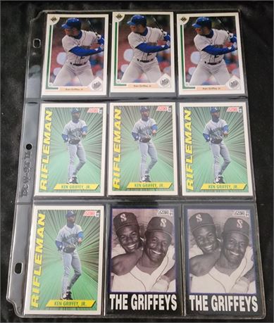 Ken Griffey Jr. Sleeve of Cards