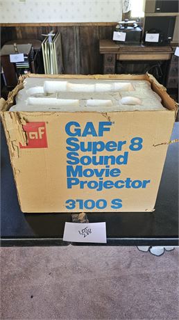 GAF SUPER 8 SOUND MOVIE PROJECTOR 3100S