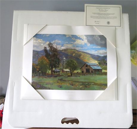 Lithograph Oil Painting Print By Thomas Kinkade