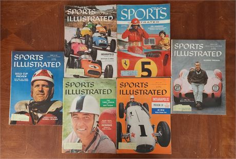 Sports Illustrated 1950's Racing Magazines