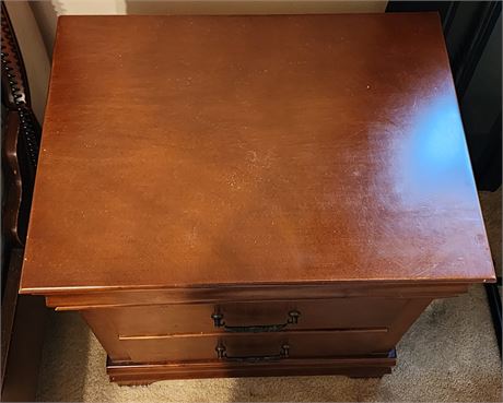 Nightstand 2-Drawer with Bonus Hidden Drawer  2 of 2