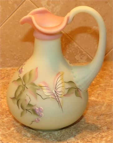 Fenton Hand Painted Vase