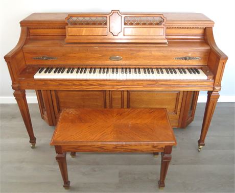 Lowery Piano, Bench, Music