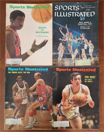 1950's, 1960's Sports Illustrated Basketball Issues