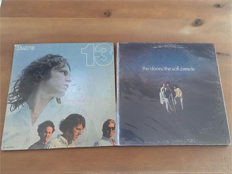 Record Album Lot of 2 - The Doors, 13 and The Soft Parade