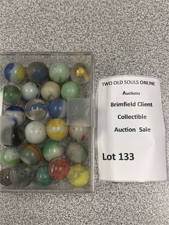 Vintage Glass Marbles Lot