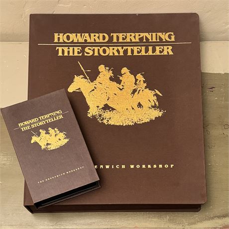 Howard Terpning The Storyteller Greenwich Workshop Leather-bound Book & VHS