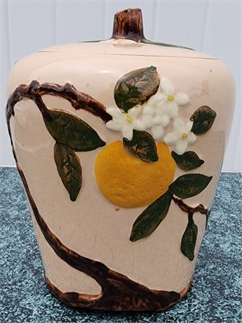 Orange Blossum Cookie Jar