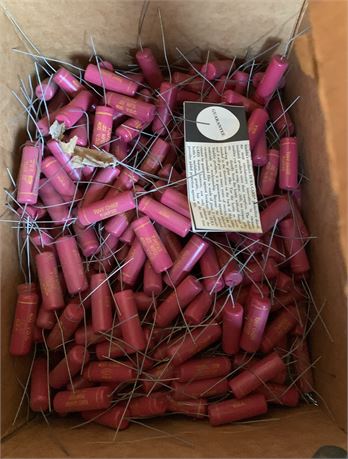 Cornell Dubilier Tiny Chief Paper-In-Oil Capacitor Lot - 1 Box