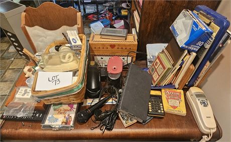 Office Supply Cleanout- CD's, Desk Storage Items, Electrical, Sharpeners & More