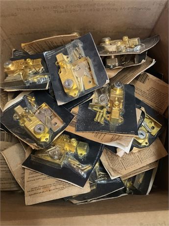 ILCO UNICAN Brass Surface Mount Deadbolt Lock
