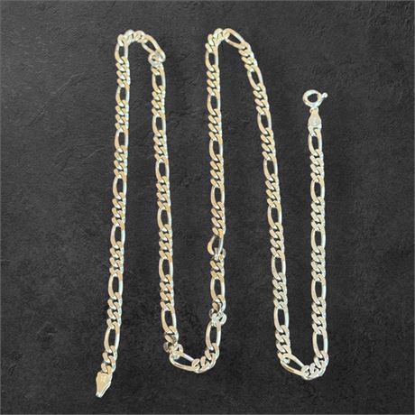 925 Sterling Silver 24" Necklace, Italy - 20.65g