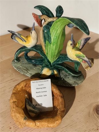 Stangl Pottery Double Hummingbird Figurine Model #3599