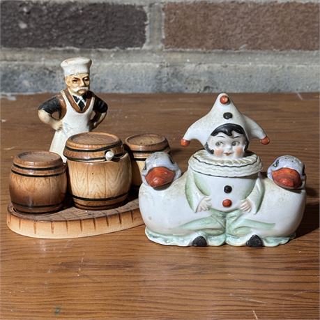 Jester and Barkeep Condiment Servers/Caddies