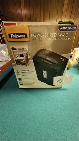 Fellows Paper Shredder