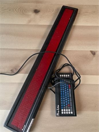 U-SUN Electric Co. Ltd. PRO-LITE MODEL TL-1 Digital LED Sign Display & Keyboard