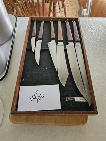 Ekco Classic Knife Set & Holder