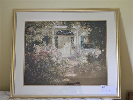 JC Penny Doorway Garden Print