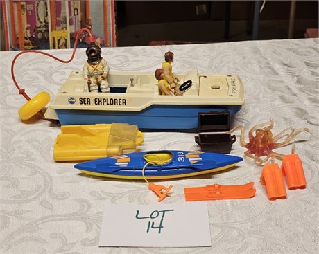 Vintage 1970's Fisher-Price Adventure Sea Explorer Set#310
