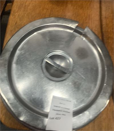 Stainless Steel Slotted Inset Covers/Lids (Lot of 3)