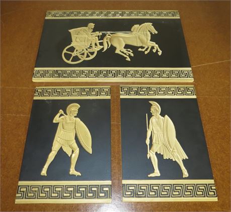 Chalkware Roman Decor