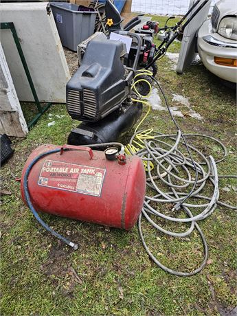 Air Compressor & Tank