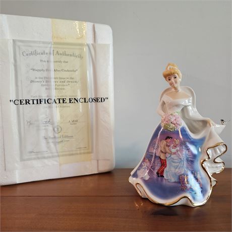 "Happily Ever After Cinderella"~Heirloom Porcelain Bell Collection w/COA