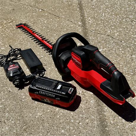 Craftsman 60V Max Hedge Trimmer w/ Battery and Charger