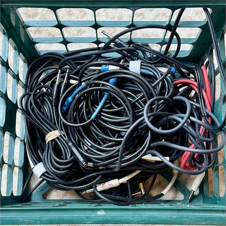 Mixed Quarter Inch (1/4") Audio Cables