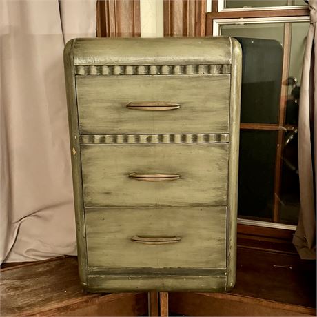 Decorative 3-Drawer Painted Wood Accent Cabinet - 24 x 14.5 x 12"