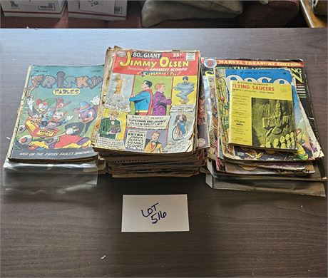 Vintage Mixed Comic Books: 10¢,12¢,25¢ & More 1940's-60's Era