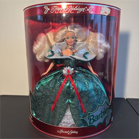 1995 Happy Holidays Special Edition Barbie Doll