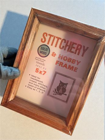 Stitchery & Hobby Solid Wood 5 x 7 Frames For Artwork - 3 Boxes Total