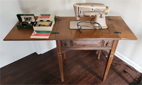 Singer Sewing Machine,Desk