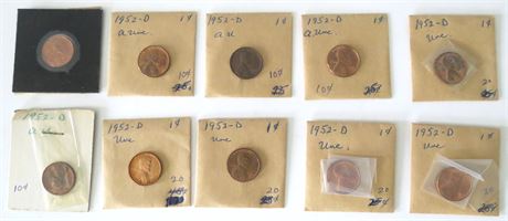 1952D Pennies