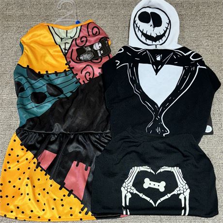 New Nightmare Before XMAS Dog Costumes & Halloween Shirt Size Medium