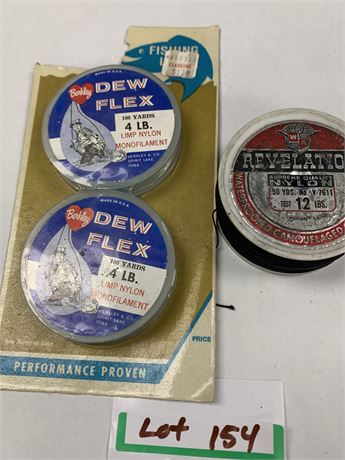 Fishing Line Lot - Revelation - Berkley Dew Flex