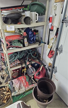 Large Garden Cleanout- Top Soil, Trimmer, Seed, Hoses, Chemicals, Garden Tools &