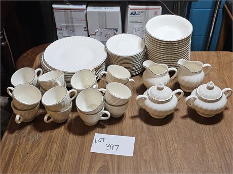 Large White MCM Dishes : Plates / Saucers / Cups & More