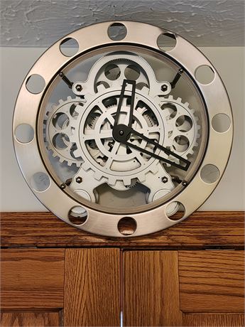 Unique Gear Clock 14" works