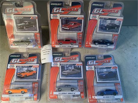 Greenlight Collectibles GL Muscle Series !967 Ford Mustang, 1970 Chevy Chevelle