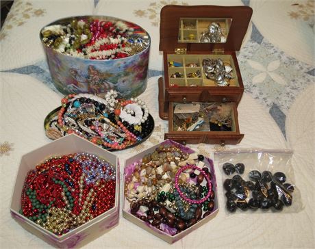 Large Lot of Costume Jewelry