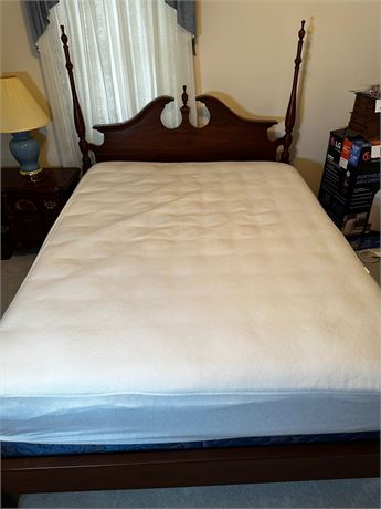 Vaughan Furniture Co. Queen Bed Frame, Mattress and Boxspring