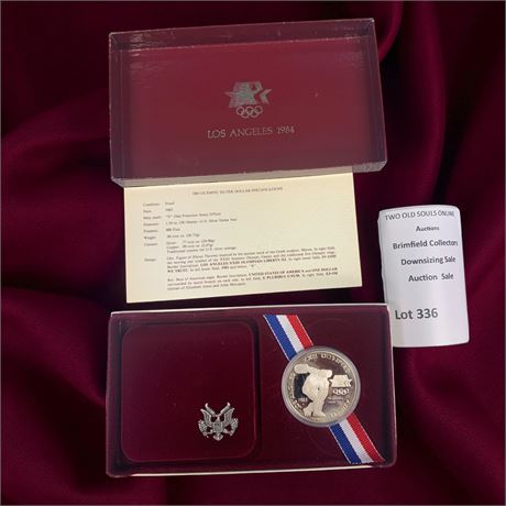 1983-S Los Angeles Olympic Proof Silver Dollar - Summer Olympic Games