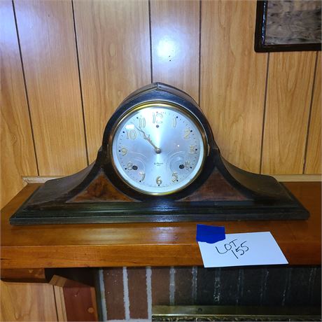 Gilbert 1807 Mantle Clock - No Key WORKS